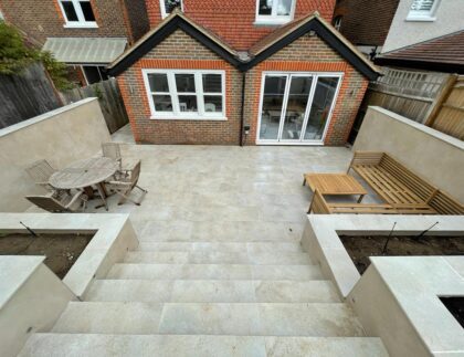 Porcelain patio Reigate