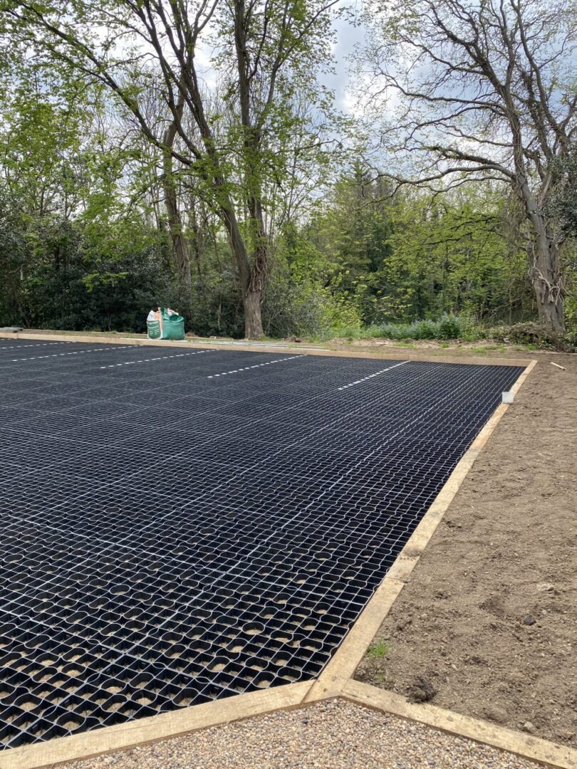 Grids for grass driveway