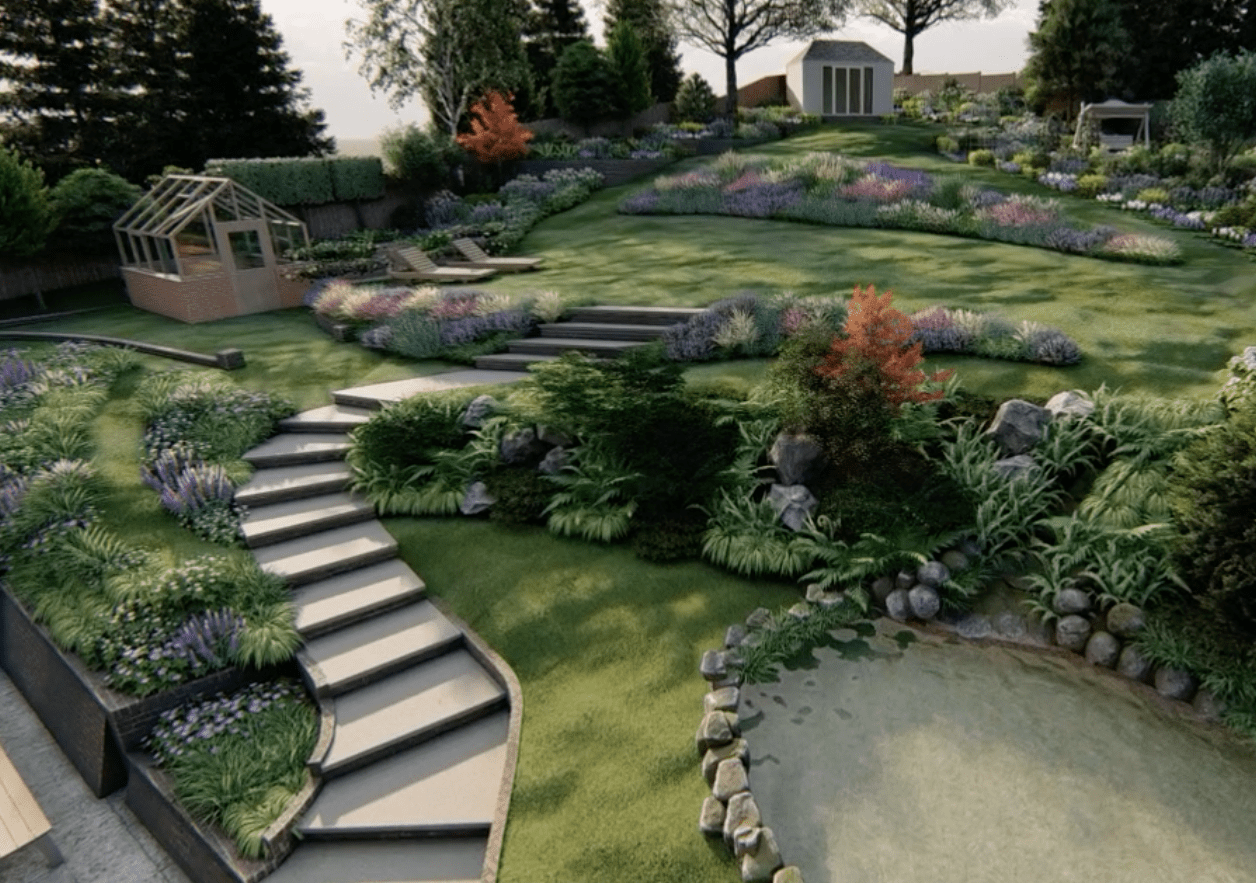 3D Garden design