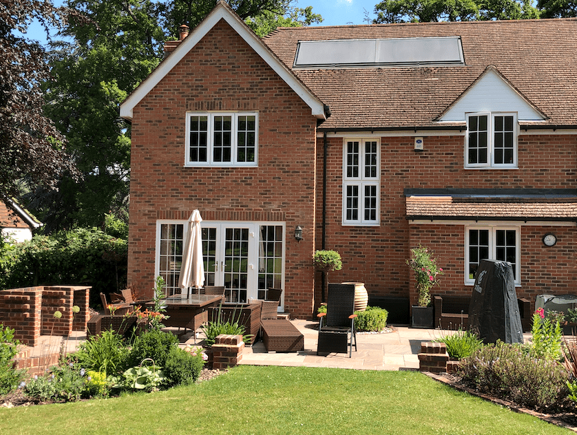 Large patio design