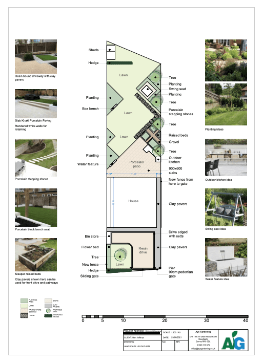 2D garden design