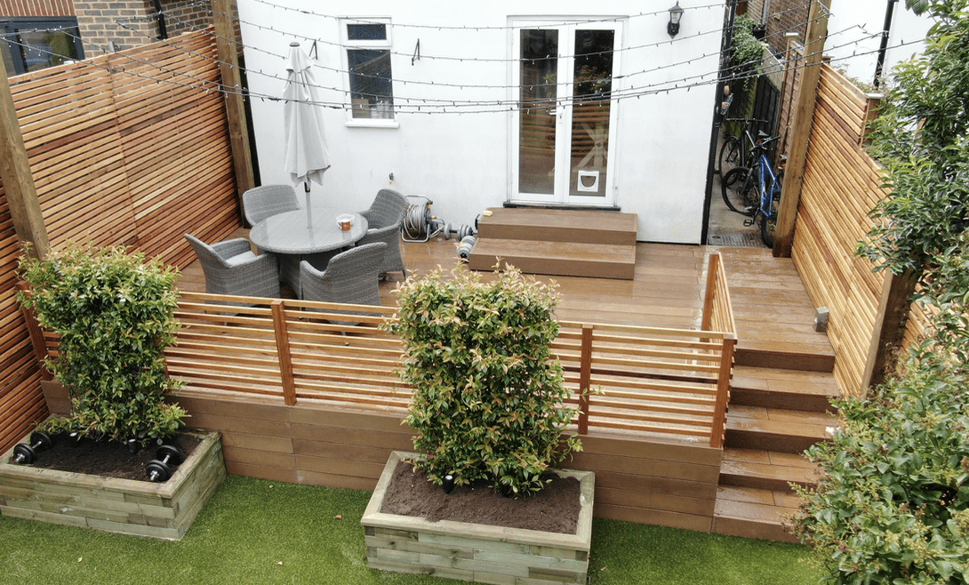 Millboard decking coppered oak