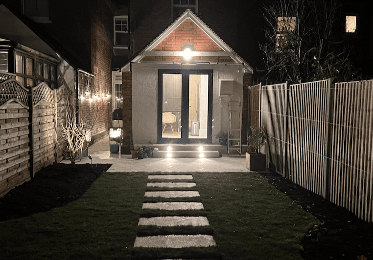 Garden lighting Dorking