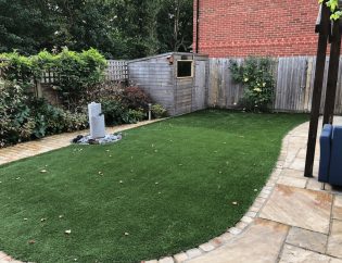 garden crawley patio installation